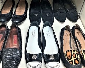Mannnnnny shoes including Prada, Cole Haan, Anne Klein, Chanel and others
