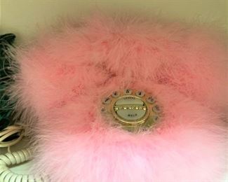 Hello . . . pink furry telephone. . . too cute!!!!