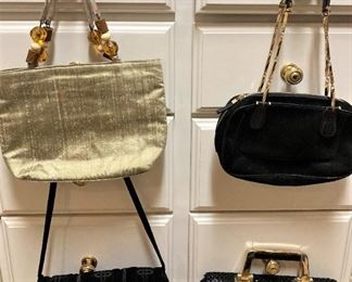 Some of the many purses