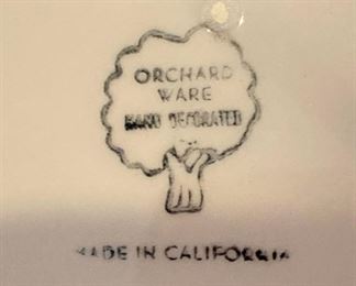 Orchard Ware - made in California