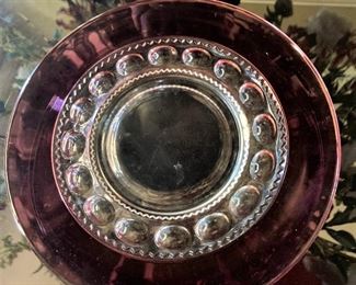 Cranberry dessert/salad plates