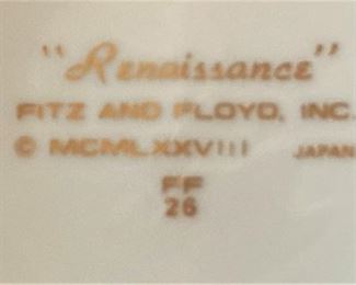 "Renaissance" by Fitz and Floyd