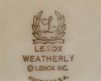 Lenox "Weatherly" china - made in the USA
