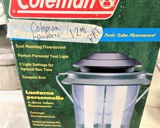 Coleman twin tube fluorescent  lantern