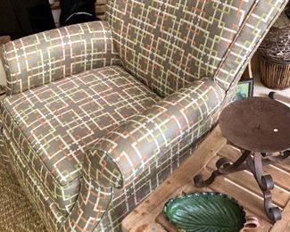Upholstered swivel chair