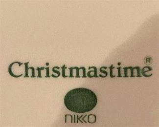"Christmastime" dishes by Nikko
