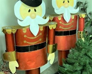 Christmas soldiers (about 3-4 feet tall)