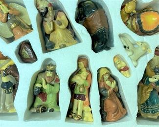 Nativity pieces in a box