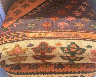 Textile covered stool