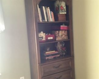 Tall storage display cabinet