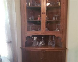 Antique corner cabinet
