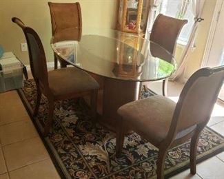 Dining table & chairs