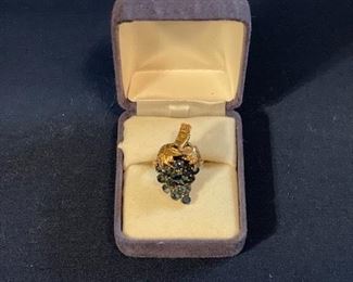 14 Karat Grape Ring