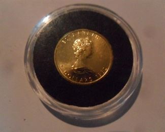 10th oz. gold coin