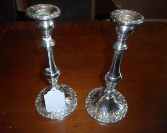 Gorham Sterling Silver Chantilly Duchess Candle sticks