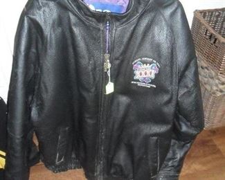 Leather Super Bowl 31 Jacket