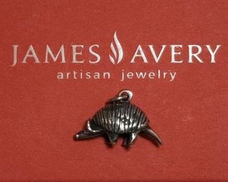 James Avery Sterling Armadillo Charm 