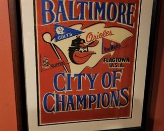 Maryland, Terps, Ravens, Orioles, sports memorabilia