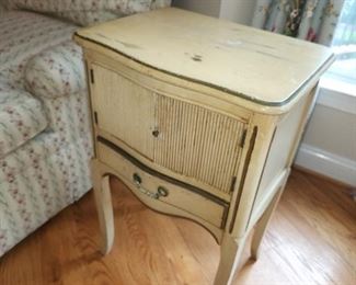 painted end table