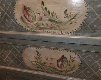 Pair painted dressers/night stands