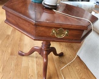 flip top table by Henkel Harris