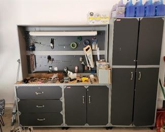 garage storage, full of good stuff