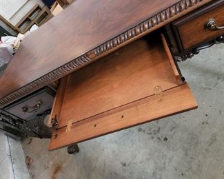 desk by Hooker, finished all sides