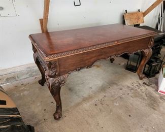 back of desk by Hooker, finished all sides