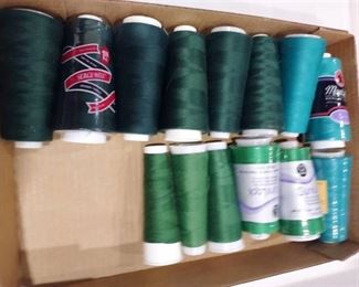 Serger thread greens