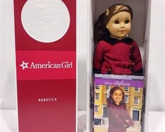 American Girl Rebecca doll in box with book