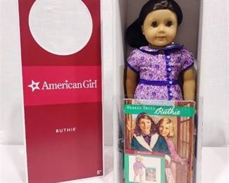 American Girl Ruthie doll in box with book
