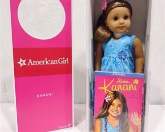 American Girl Kanani doll in box with book