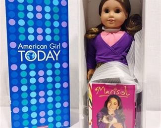 American Girl Today Marisol doll in box with book