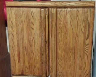 1980s Solid Oak Kingsize Bedroom Set