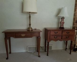 Ethan Allen on the left and Young Republic on the right