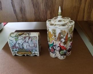 Miniature Turkish trinket boxes....lovely! 