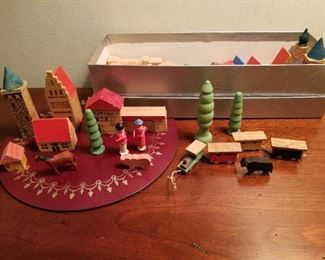 Eastern Germany wooden village