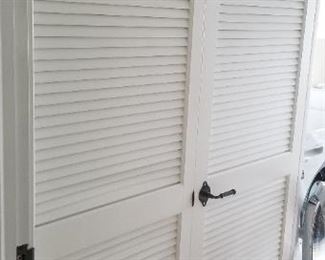 Louvered doors