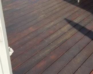 South American hardwood decking 