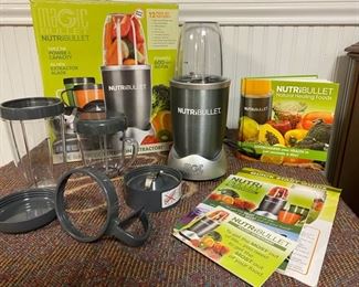 Nutribullet, complete.  Includes bonus recipe book (hardcover)