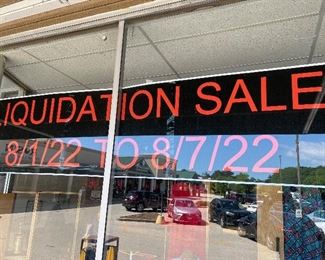 Inventory Liquidation Sale!