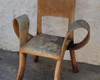 12 CHJ prototype for perspective chair mold rough condition 
40” X 35” X 9” 