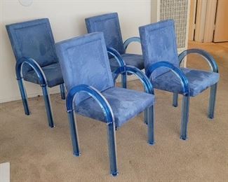 85 CHJ Lucite archline  collection 
34” X 19” X 21” 
