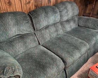 Couch with matching loveseat- reclines on both ends