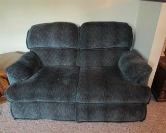Loveseat with matching couch- both sides recline