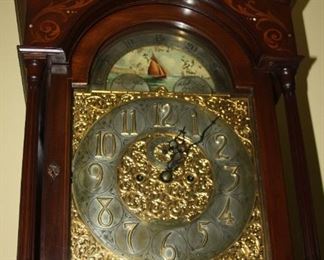 Beautiful Tiffany Grandfather Clock 