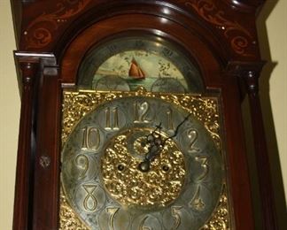 Beautiful Tiffany Grandfather Clock 