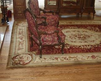 Pair of French Arm Chairs 