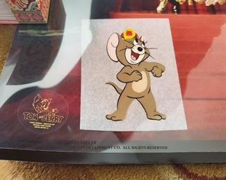 rare&nbsp; "Tom & Jerry"Hana/Barbera Gene Kelly signed autographed "Anchors Aweigh"&nbsp; limited edition Cell  numbered to 500.