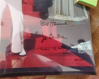 rare&nbsp; "Tom & Jerry"Hana/Barbera Gene Kelly signed autographed "Anchors Aweigh"&nbsp; limited edition Cell  numbered to 500.